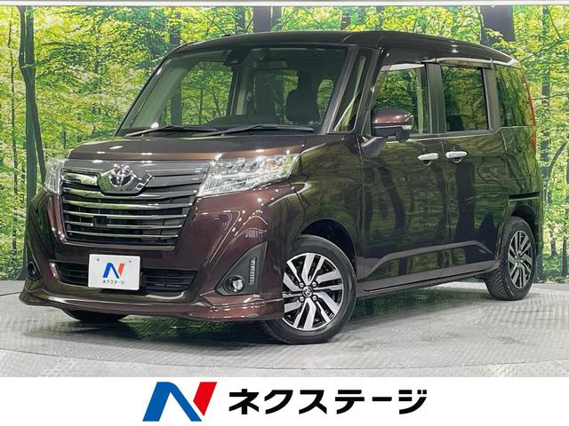 ルーミー カスタムＧ　Ｓ　両側電動ドア　純正ＳＤナビ　バックカメラ　衝突被害軽減システム　禁煙車　スマートキー　ＬＥＤヘッド　ビルトインＥＴＣ　クルコン　車線逸脱警報　オートライト　オートエアコン（1枚目）