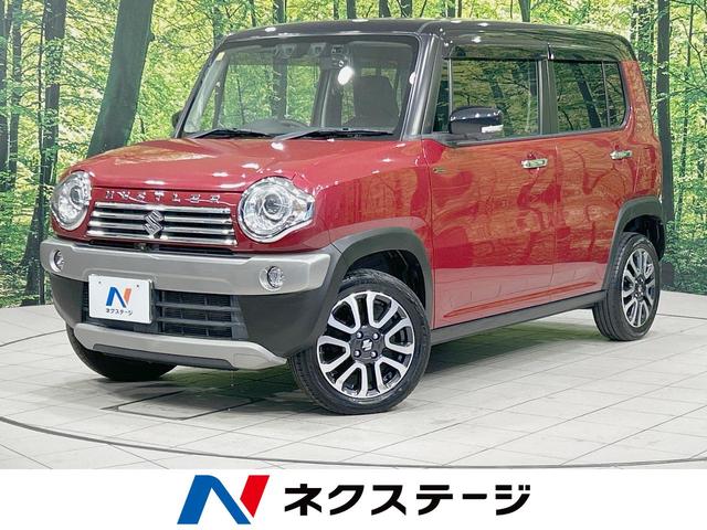 ハスラー ＪスタイルＩＩ　純正ナビ　全周囲カメラ　禁煙車　衝突軽減装置　ＨＩＤヘッド　ハーフレザー　シートヒーター　スマートキー　フルセグ　Ｂｌｕｅｔｏｏｔｈ再生　ＥＴＣ　踏み間違い防止装置　車線逸脱警報　オートエアコン（1枚目）