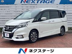 セレナ ハイウェイスター 両側電動ドア SDナビ バックカメラ 禁煙車 スマートキー LEDヘッド ETC クルコン オートライト オートエアコン 純正16インチアルミ CD DVD再生 フルセグ LEDフォグ 中古車画像