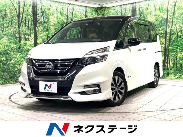 セレナ ハイウェイスターＧ　プロパイロットエディション　両側電動ドア　純正９型ナビ　後席モニター　バックカメラ　衝突被害軽減システム　レーダークルーズ　禁煙車　ハーフレザーシート　ドラレコ　コーナーセンサー　スマートキー　ＬＥＤヘッド　ＥＴＣ（1枚目）
