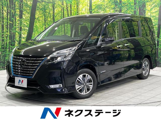 セレナ ｅ－パワー　ハイウェイスターＶ　後期　両側電動スライド　純正１０型ナビ　全周囲カメラ　エマージェンシーブレーキ　プロパイロット　禁煙車　ＥＴＣ２．０　ドラレコ　スマートキー　ＬＥＤヘッド　オートライト　純正１５インチＡＷ（1枚目）