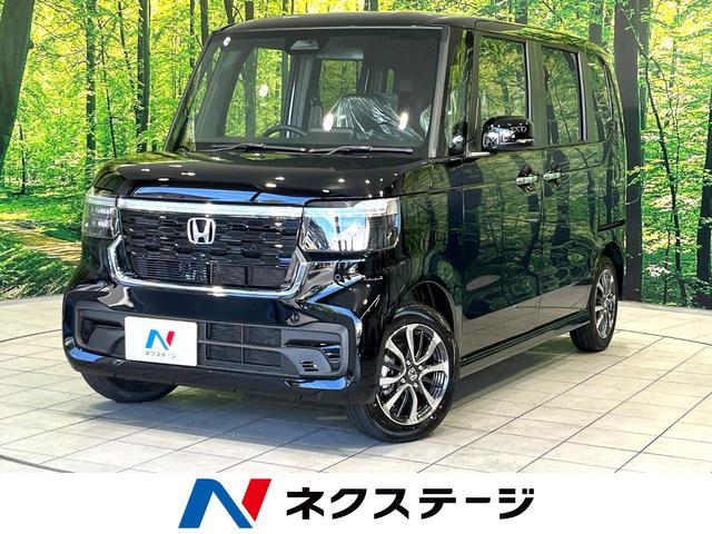 Ｎ－ＢＯＸカスタム　滋賀県 届出済未使用車　両側電動スライドドア　ホンダセンシング　レークル