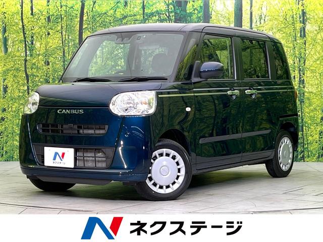 ムーヴキャンバス　新潟県 ４ＷＤ　禁煙車　ＳＤナビ　バックカメラ　Ｂｌｕｅｔｏｏｔｈ接続　衝突軽減