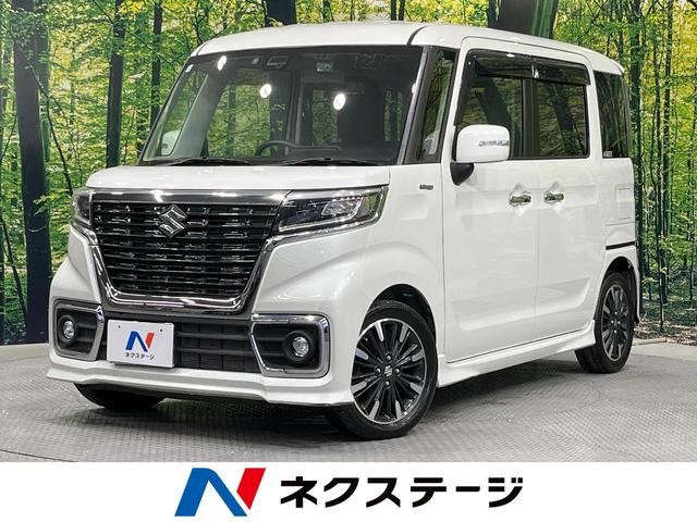 スペーシアカスタム　佐賀県 ＳＤナビ　衝突被害軽減システム　禁煙車　シートヒーター　ドラレコ　コーナ