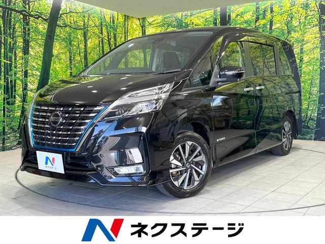 セレナ ｅ－パワー　ハイウェイスターＶ　両側電動ドア　純正１０型ナビ　全周囲カメラ　衝突被害軽減システム　レーダークルーズ　禁煙車　ドラレコ　コーナーセンサー　スマートキー　ＬＥＤヘッド　ビルトインＥＴＣ　オートハイビーム　車線逸脱警報（1枚目）