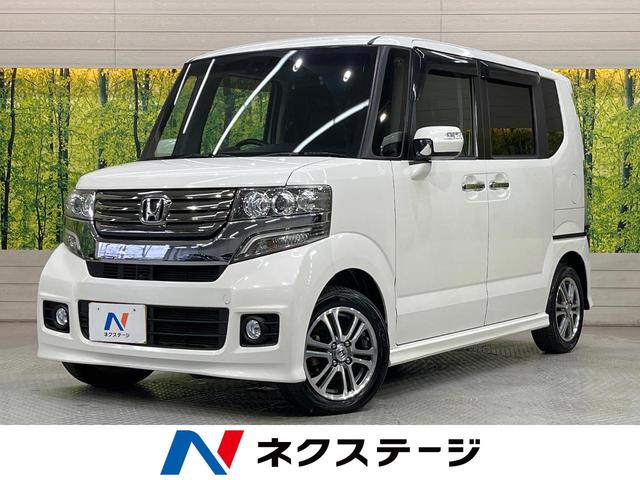 N-BOXカスタム 愛知県 純正ナビ 両側電動スライドドア 衝突軽減装置 ETC HIDヘッド