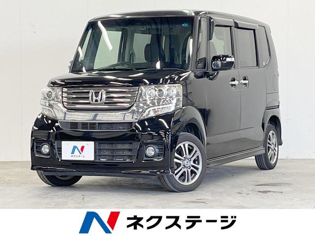 N-BOXカスタム 北海道 4WD 両側電動ドア SDナビ ドラレコ スマートキー HIDヘッド オ