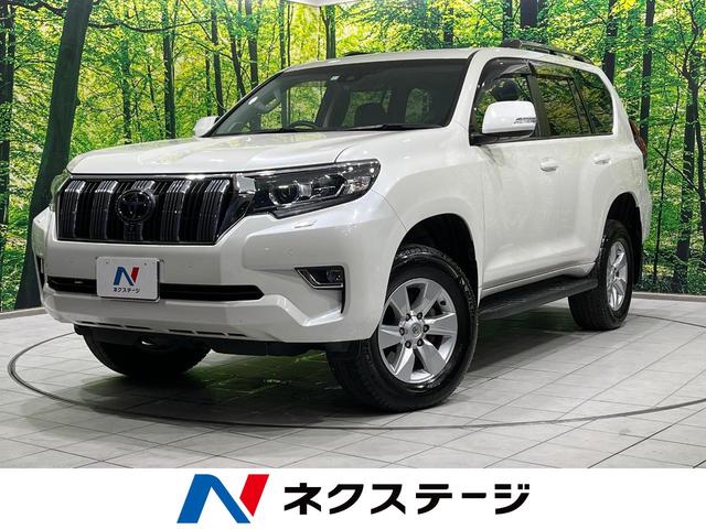 ランドクルーザープラド 福島県 ムーンルーフ 純正9型ナビ 全周囲カメラ 衝突軽減装置 レーダークルーズ