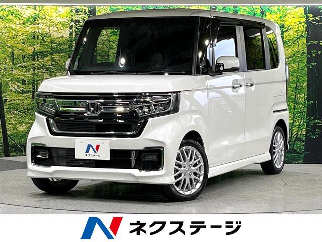N-BOXカスタム 静岡県 衝突軽減 SDナビ リアカメラ シートヒーター 両側電動スライド ETC