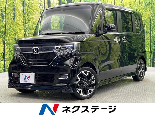 N-BOXカスタム 和歌山県 禁煙車 ターボ エアロ 純正SDナビ バックカメラ 衝突被害軽減システム
