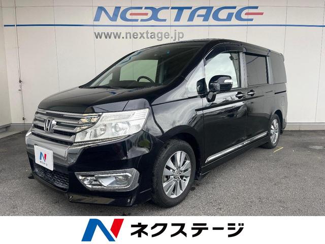 ステップワゴンスパーダ(ホンダ) パワーエディション 純正SDナビ 禁煙車 後席モニター 両側電動スライドドア バックカメラ スマートキー HIDヘッド ビルトインETC オートライト オートエアコン 純正16インチアルミホイール CD DVD再生 中古車画像