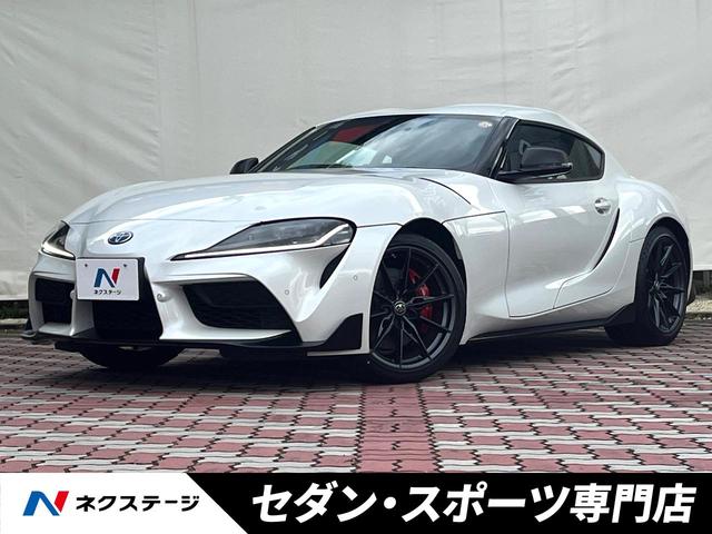 スープラ 愛知県 タン革シート・タンツートン革巻きステアリング・メーカーナビ・禁煙車