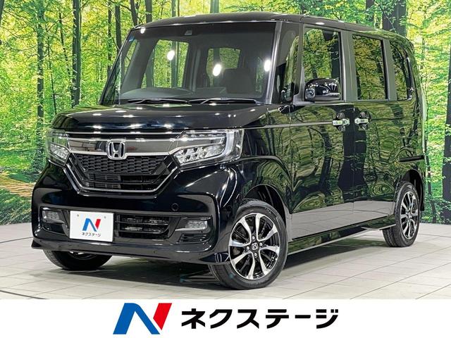 N-BOXカスタム 北海道 4WD 両側電動ドア 純正SDナビ バックカメラ ホンダセンシング