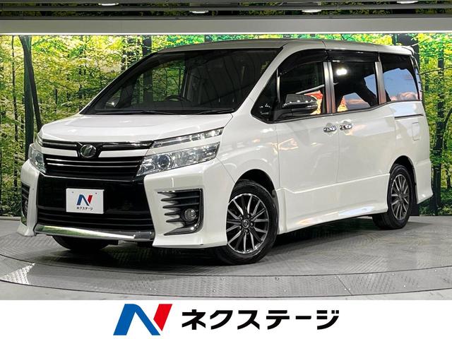 ヴォクシー 静岡県 衝突軽減 SDナビ 後席モニター バックカメラ 両側電動スライド ETC
