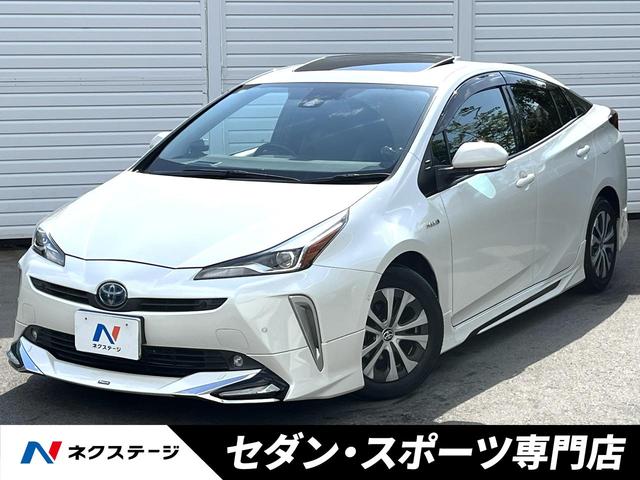 プリウス 大阪府 セーフティセンス 純正ナビ バックカメラ 黒革 ブラインドスポット 禁煙