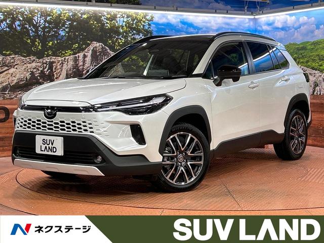 カローラクロス 大阪府 ガラスルーフ 純正10.5インチディスプレイオーディオ バックカメラ