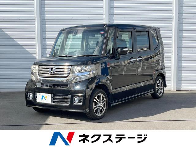 N-BOXカスタム 長崎県 オートライト オートエアコン 純正14インチアルミ Bluetooth