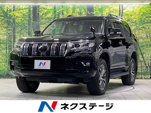 ランドクルーザープラド(トヨタ) TX Lパッケージ サンルーフ BIGX9型ナビ バックカメラ 衝突軽減装置 レーダークルーズ 禁煙車 本革シート 前席シートエアコン ドラレコ コーナーセンサー スマートキー LEDヘッドライト ETC 車線逸脱警報 中古車画像
