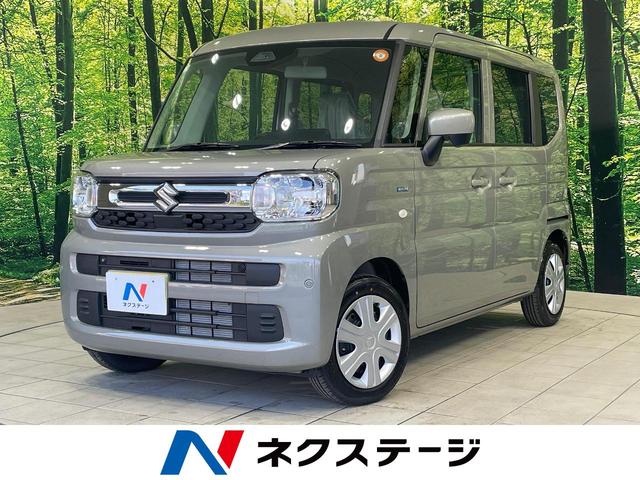 スペーシア(スズキ) ハイブリッドG 届出済未使用車 衝突被害軽減システム スマートキー オートエアコン コーナーセンサー 車線逸脱警報 アイドリングストップ 現行モデル 中古車画像