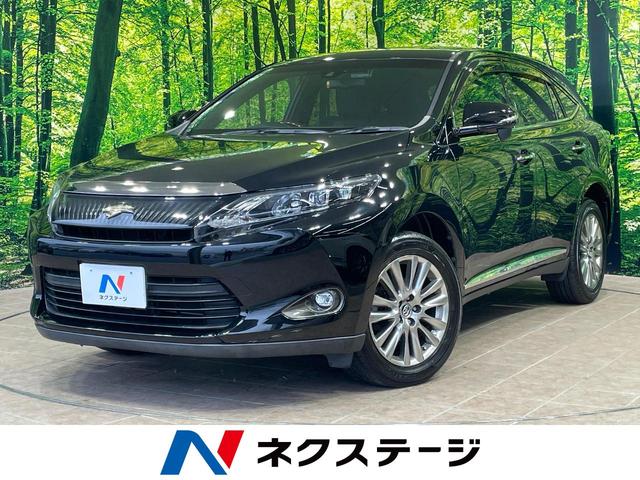 沖縄県の中古車ならハリアー プレミアム　１年保証付　サンルーフ　純正ナビ　バックカメラ　衝突被害軽減システム　クルコン　禁煙車　電動リアゲート　ハーフレザーシート　パワーシート　ドラレコ　スマートキー　ＬＥＤヘッド　ビルトインＥＴＣ