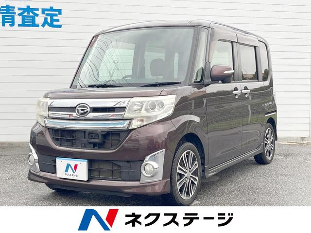 タント(ダイハツ) カスタムRS SA 1年保証付 両側電動ドア 純正SDナビ バックカメラ 衝突被害軽減システム スマートキー LEDヘッド オートライト オートエアコン 純正15インチアルミ Bluetooth DVD再生 フルセグ 中古車画像