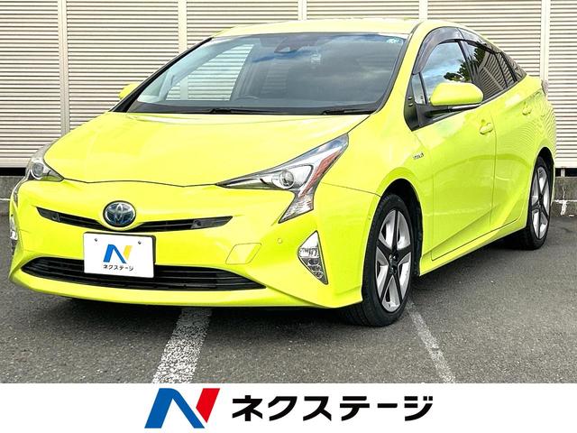 プリウス 神奈川県 衝突軽減装置 禁煙車 純正ナビ レザーシート 純正17アルミホイール