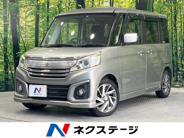 スペーシアカスタム 佐賀県 両側電動ドア シートヒーター スマートキー HIDヘッド ETC