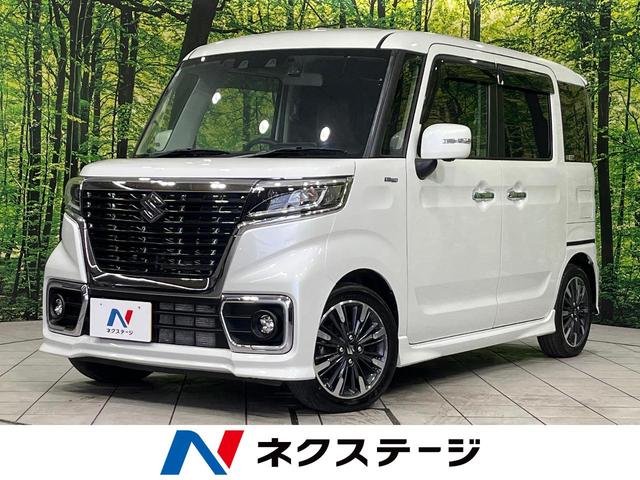 スペーシアカスタム　青森県 ＬＥＤヘッド　ドライブレコーダー　ＥＴＣ　Ｂｌｕｅｔｏｏｔｈ再生　禁煙車