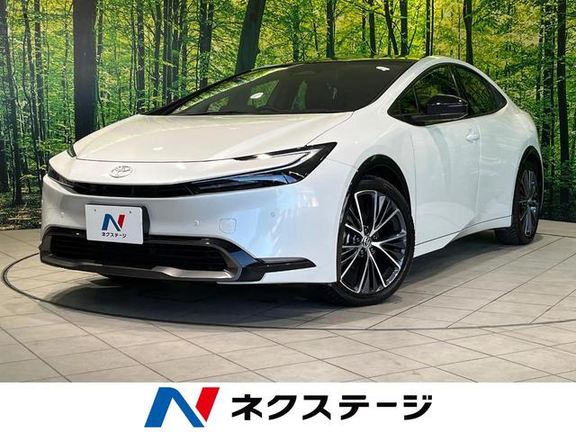 プリウス(トヨタ) Z ガラスルーフ 純正12.3型ナビ 全周囲カメラ 衝突軽減 レーダークルーズ パワーバックドア デジタルインナーミラー シートベンチレーション メモリーパワーシート ブラインドスポットモニター ETC 中古車画像