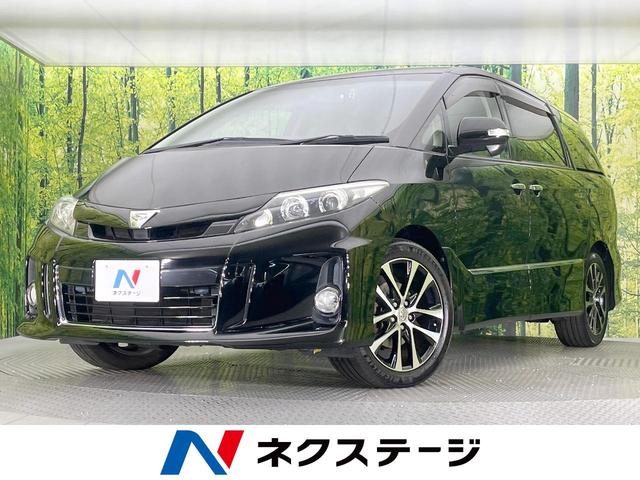 エスティマ 愛知県 両側電動ドア 純正SDナビ バックカメラ 禁煙車 ハーフレザーシート