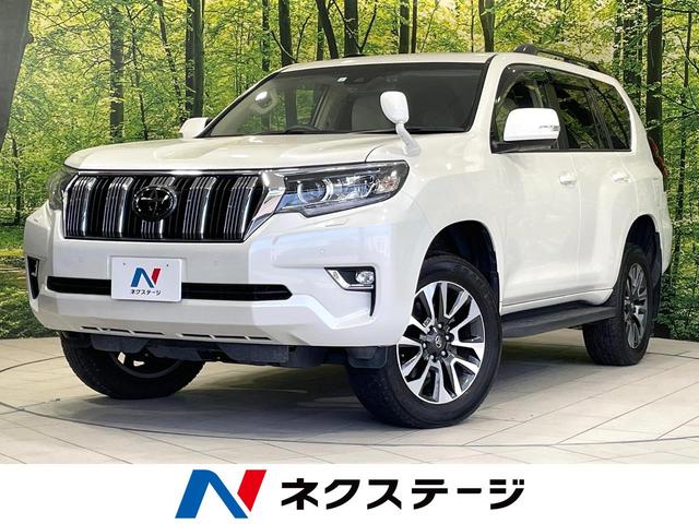 ランドクルーザープラド 愛知県 禁煙車 7人乗り サンルーフ 革シート 4WD 純正ナビ バックカメラ