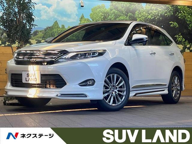 ハリアー(トヨタ) プレミアム サンルーフ モデリスタフルエアロ BIG−X9インチナビ バックカメラ 禁煙車 電動リアゲート パワーシート スマートキー LEDヘッド ビルトインETC クルーズコントロール 18インチアルミ 中古車画像