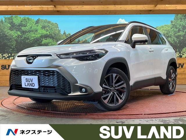 カローラクロス 石川県 パノラマルーフ 純正10.5型ナビ 全周囲カメラ シートヒーター ETC