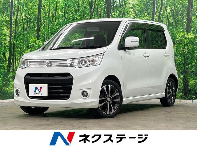 ワゴンRスティングレー(スズキ) T 4WD SDナビ 禁煙車 シートヒーター スマートキー オートライト オートエアコン 純正15インチアルミ Bluetooth CD DVD再生 フルセグ 中古車画像