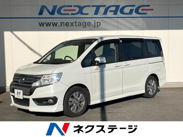 ステップワゴンスパーダ(ホンダ) パワーエディション 両側電動ドア 純正SDナビ バックカメラ 禁煙車 HIDヘッド ビルトインETC オートライト オートエアコン 純正16インチアルミ CD DVD再生 フルセグ パドルシフト 中古車画像