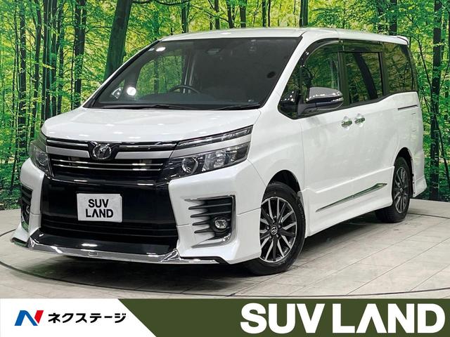 ヴォクシー　千葉県 禁煙車　フルエアロ　後席モニター　純正１０ナビ　両側電動ドア