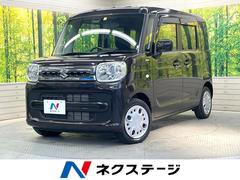 スペーシア ハイブリッドX 両側電動ドア 衝突被害軽減システム 禁煙車 シートヒーター スマートキー&プッシュスタート コーナーセンサー オートハイビーム オートライト オートエアコン アイドリングストップ 横滑り防止装置 中古車画像