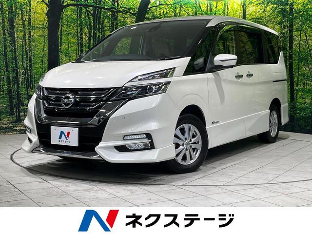 セレナ(日産) ハイウェイスター 4WD 純正9型ナビ 衝突軽減 全周囲カメラ 両側電動スライドドア プロパイロット デジタルインナーミラー Bluetooth ETC ドラレコ LEDヘッド オートライト スマートキー ステリモ 中古車画像