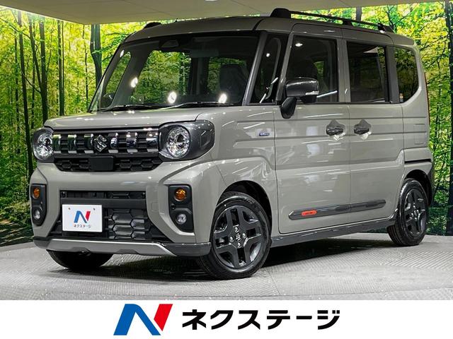 スペーシアギア　愛知県 メーカー９型ナビ　届出済未使用車　全周囲カメラ　両側パワースライドドア