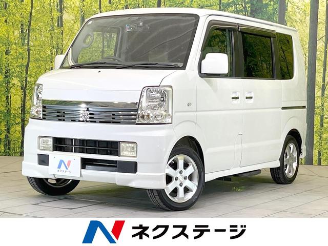 エブリイワゴン　岐阜県 禁煙車　４ＷＤ　両側電動ドア　ＳＤナビ　シートヒーター　ＨＩＤヘッド