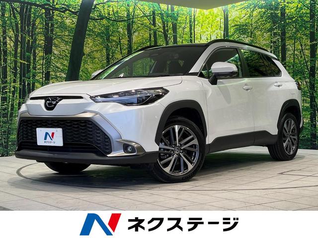 カローラクロス　茨城県 ４ＷＤ　１０．５型ナビ　全周囲カメラ　衝突軽減装置　レーダークルーズ
