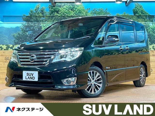 セレナ　千葉県 禁煙車　両側電動ドア　純正ＳＤナビ　後席モニター　全周囲カメラ　クルコン