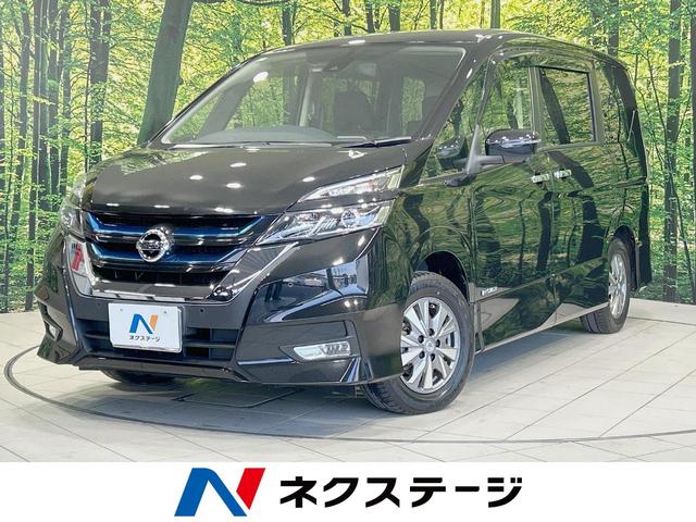 セレナ　広島県 車線逸脱警報　ハイビームアシスト　オートエアコン／ライト　革巻きハンドル