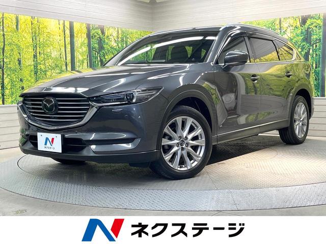 ＣＸ－８　栃木県 ４ＷＤ　７人乗り　ターボ　ＳＤナビ　後席モニター　全周囲カメラ　ＥＴＣ