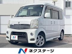 エブリイワゴン PZターボスペシャル 禁煙車 両側電動スライドドア SDナビ HIDヘッドライト オートエアコン 純正14インチアルミホイール Bluetooth接続 キーレス 衝突安全ボディ ドアバイザー プライバシーガラス フルセグ 中古車画像