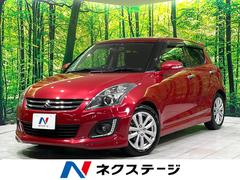 スイフト RS-DJE 禁煙車 SDナビ バックカメラ ETC ドラレコ クルコン HIDヘッド 純正16インチアルミ スマートキー アイドリングストップ 横滑り防止装置 ステアリングスイッチ フォグライト オートエアコン 中古車画像