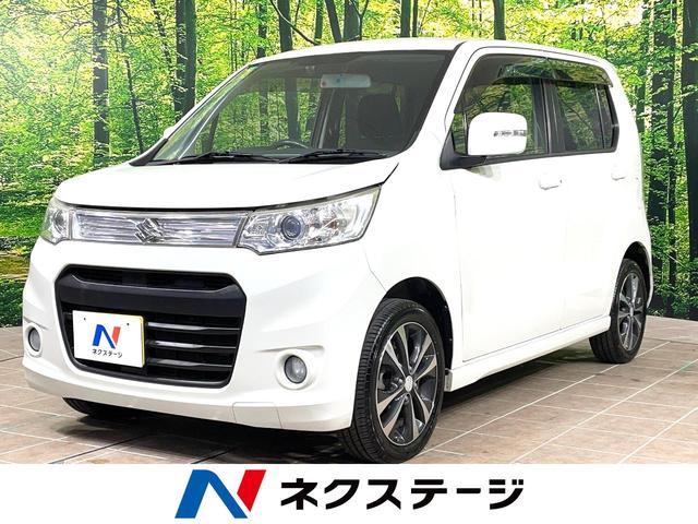 ワゴンＲスティングレー(スズキ) Ｔ　ターボ　禁煙車　スマートキー　ＨＩＤヘッド　ＥＴＣ　オートエアコン　純正１４インチアルミ　ＣＤ　パドルシフト　ＨＩＤフォグ　盗難防止システム　プライバシーガラス　電動格納ミラー　アイドリングストップ 中古車画像