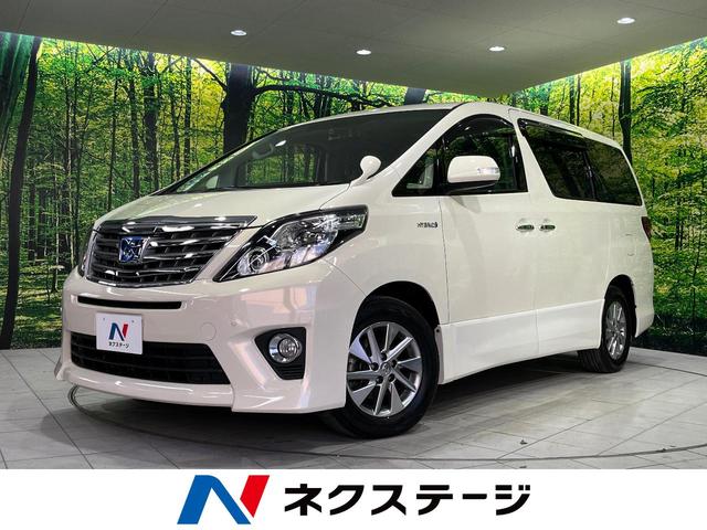 アルファード（トヨタ）ＳＲ　Ｃパッケージ　４ＷＤ　ツインムーンルーフ　両側電動スライドドア　純正８型ＳＤナビ　バックカメラ　ＡＣ１００Ｖ電源　禁煙車　電動リアゲート　レザーシート　ドラレコ　コーナーセンサー　スマートキー　ＨＩＤヘッド　ＥＴＣ 中古車画像