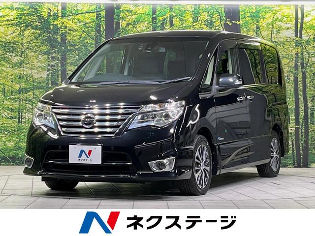 セレナ(日産) ハイウェイスター　Ｖセレ＋セーフティＩＩ　ＳＨＶ　純正ナビ　両側電動スライドドア　全周囲カメラ　衝突軽減装置　禁煙車　ドラレコ　コーナーセンサー　スマートキー　ＬＥＤヘッドライト　ＥＴＣ　クルコン　車線逸脱警報　オートライト　オートエアコン 中古車画像