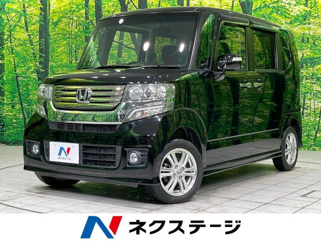 Ｎ−ＢＯＸカスタム(ホンダ) Ｇ・Ｌパッケージ　４ＷＤ　電動スライドドア　禁煙車　スマートキー　ＨＩＤヘッド　オートライト　オートエアコン　純正１４インチアルミ　ＣＤオーディオ 中古車画像